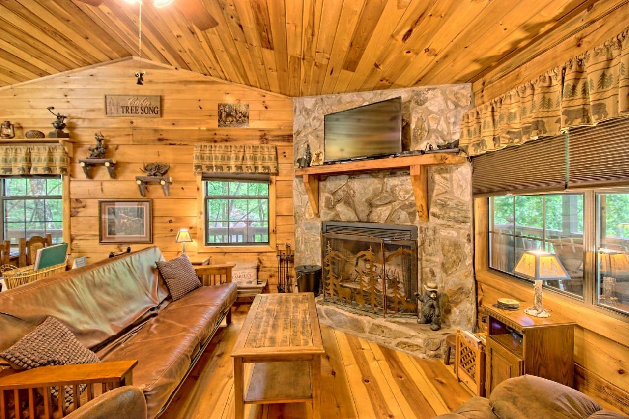 Tree Song Mountain Creek Cabin Эллиджей Экстерьер фото